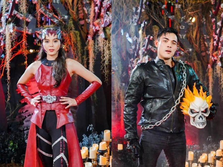 Ashley Ortega And Xian Lim Dress Up As Wanda Maximoff And Ghost Rider At The Sparkle Spell