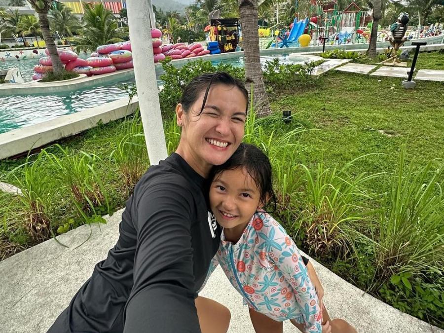 Camille Prats and daughter Nala