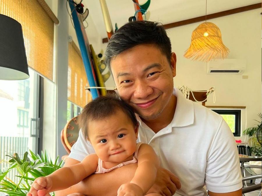 Baby Amina and Mikki Eduardo