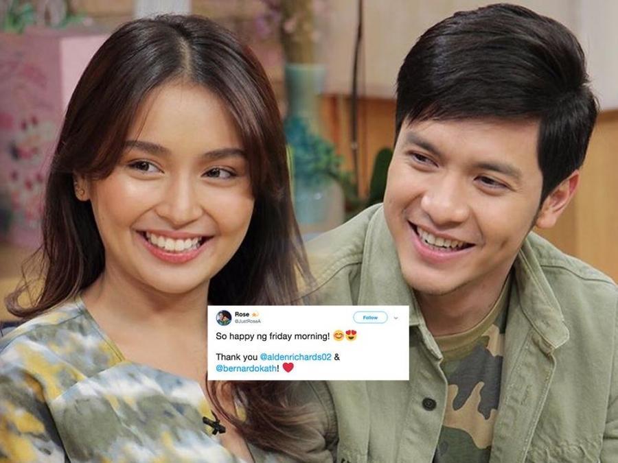 Alden Richards at Kathryn Bernardo sa 'Unang Hirit,' trending topic sa  Twitter | GMA Entertainment