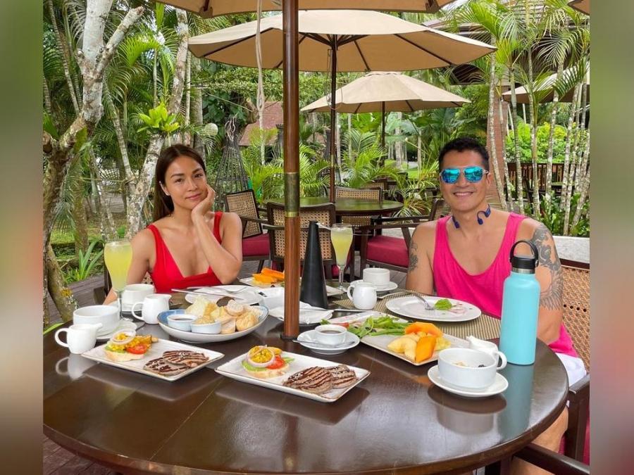 Aubrey Miles and Troy Montero