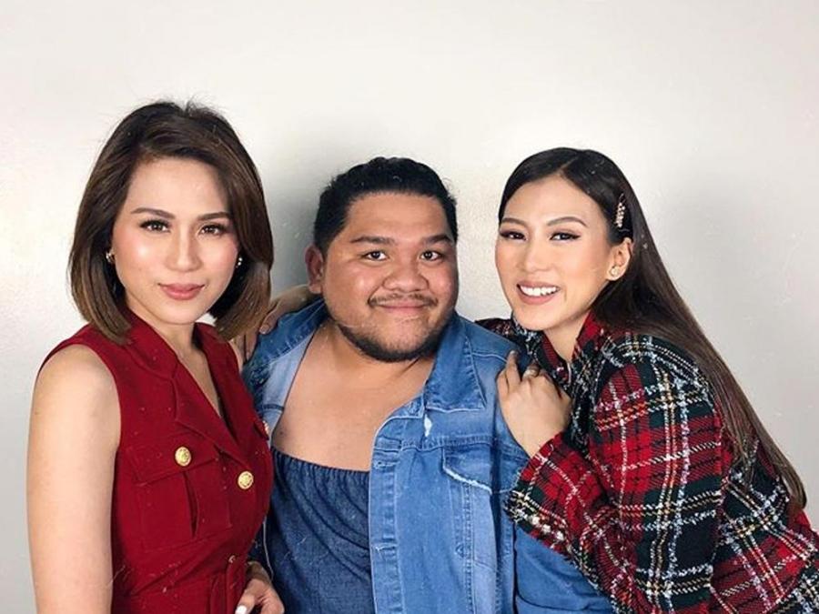 Toni and Alex Gonzaga with Lloyd Cadena
