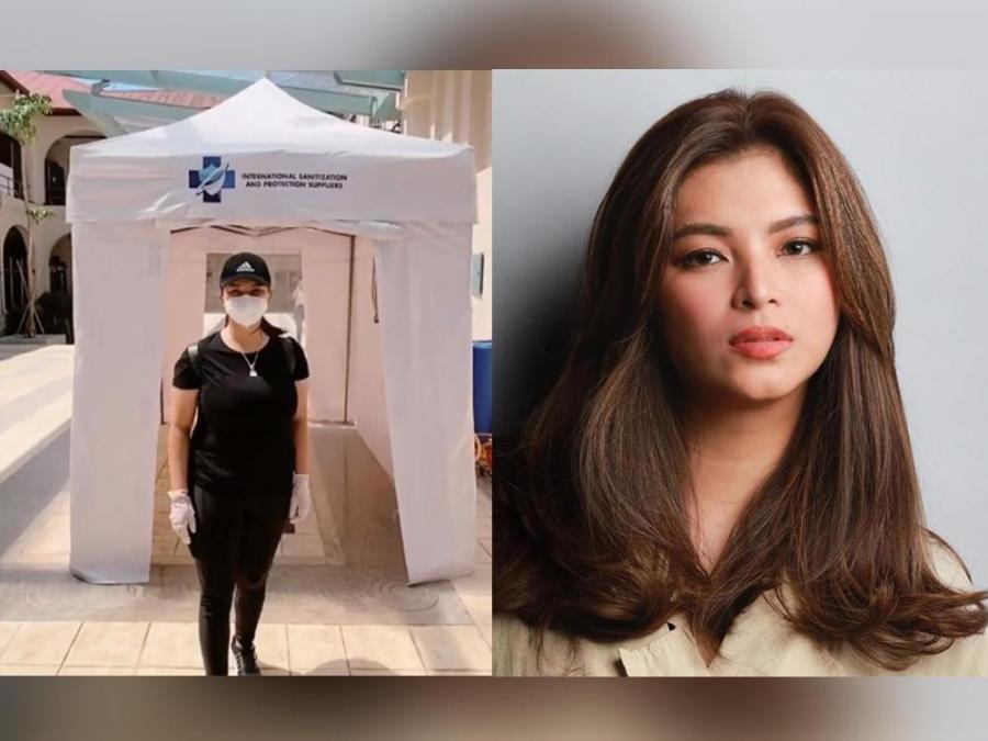 Angel Locsin procures tents with misting machine UV light for medical frontliners