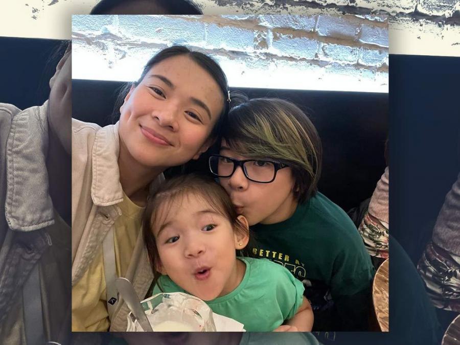 lj reyes with kids