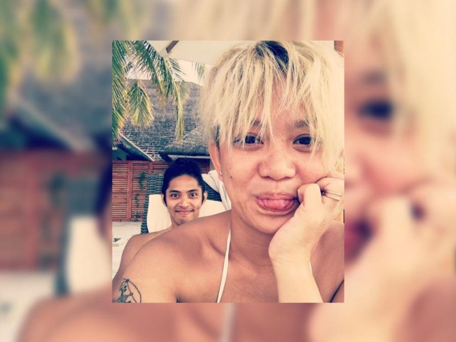 Tuesday Vargas with her partner