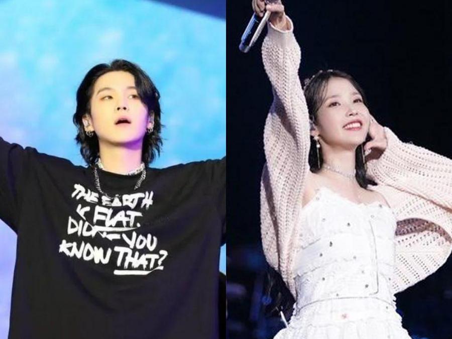 SUGA of BTS and IU