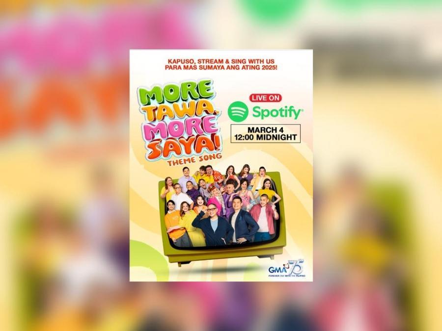 More Tawa More Saya theme song on Spotify
