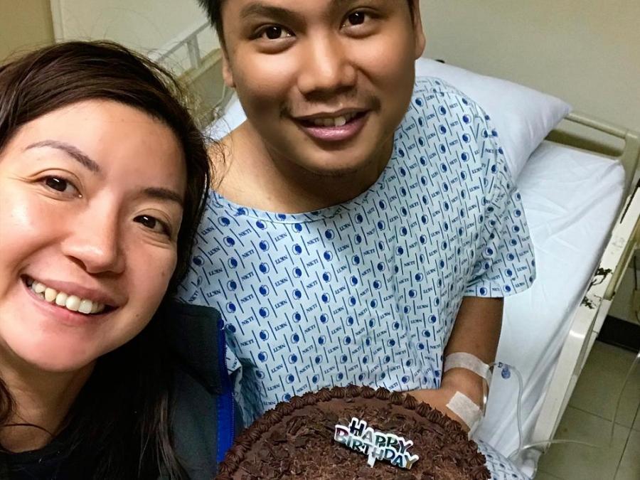 LOOK Kara David celebrates husband's birthday at the hospital GMA