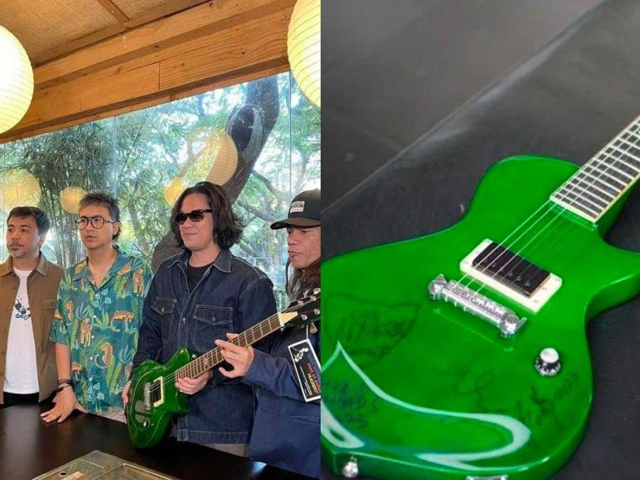 Eraserheads signed guitar 