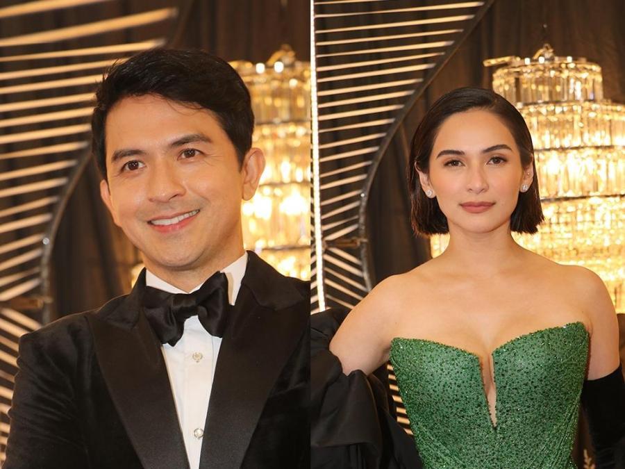 Dennis Trillo and Jennylyn Mercado attend the GMA Gala for the first ...