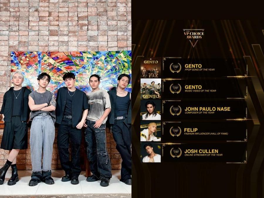 SB19 awards at the 5th VP Choice Awards