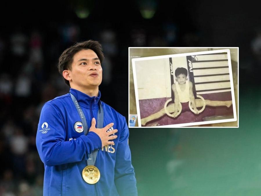 Two time Olympic gold medalist Carlos Yulo
