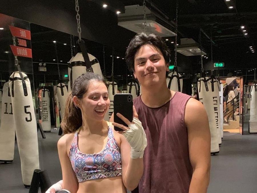 Migo Adecer and girlfriend Katrina Mercado