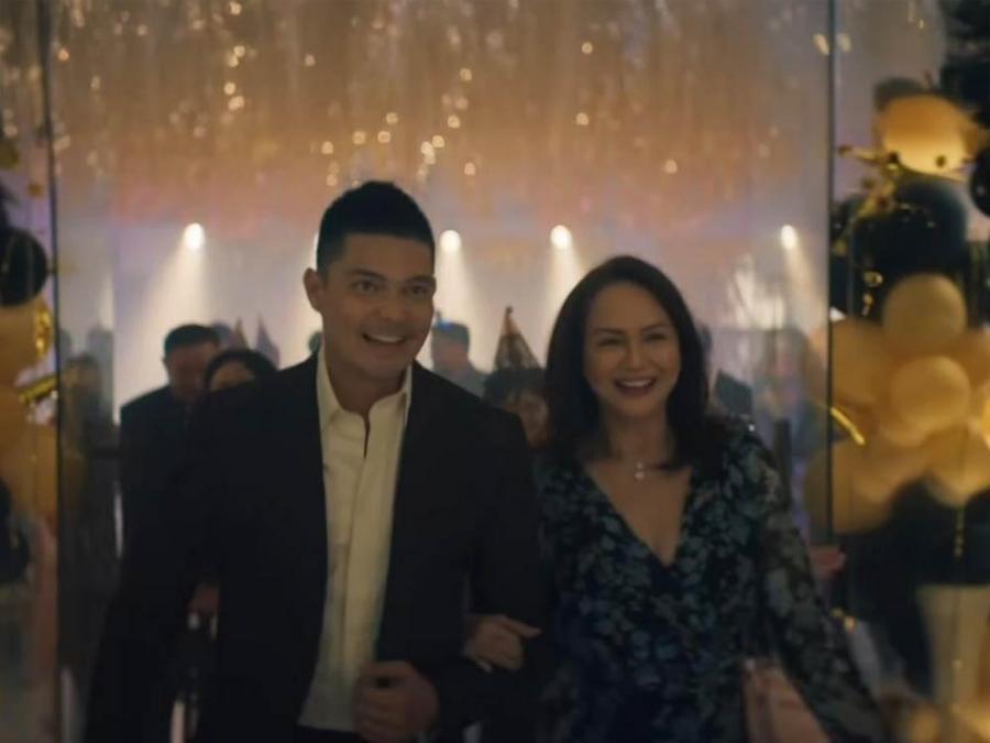 Dingdong Dantes and Charo Santos