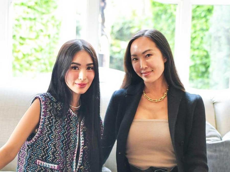 Heart Evangelista bonds with Korean-American fashion expert Chriselle Lim