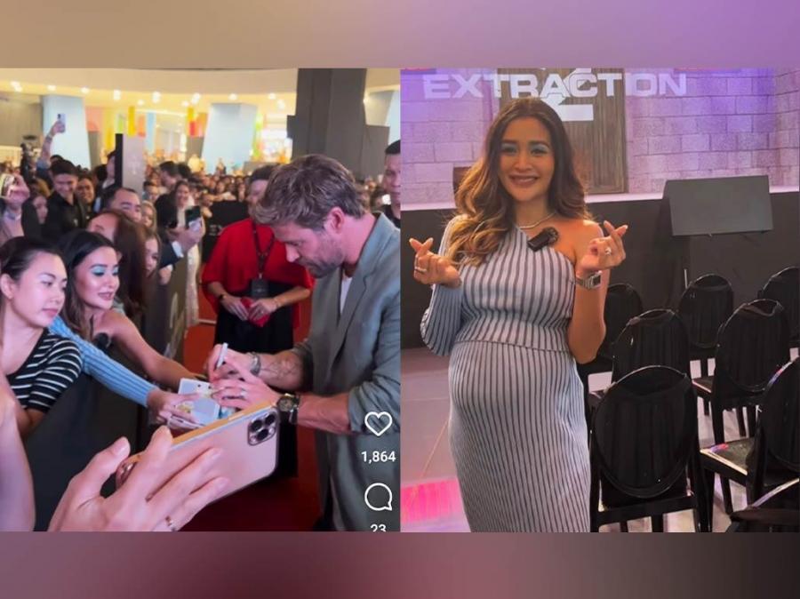 Kris Bernal gets her Thor Funko Pop signed by Hollywood actor Chris ...