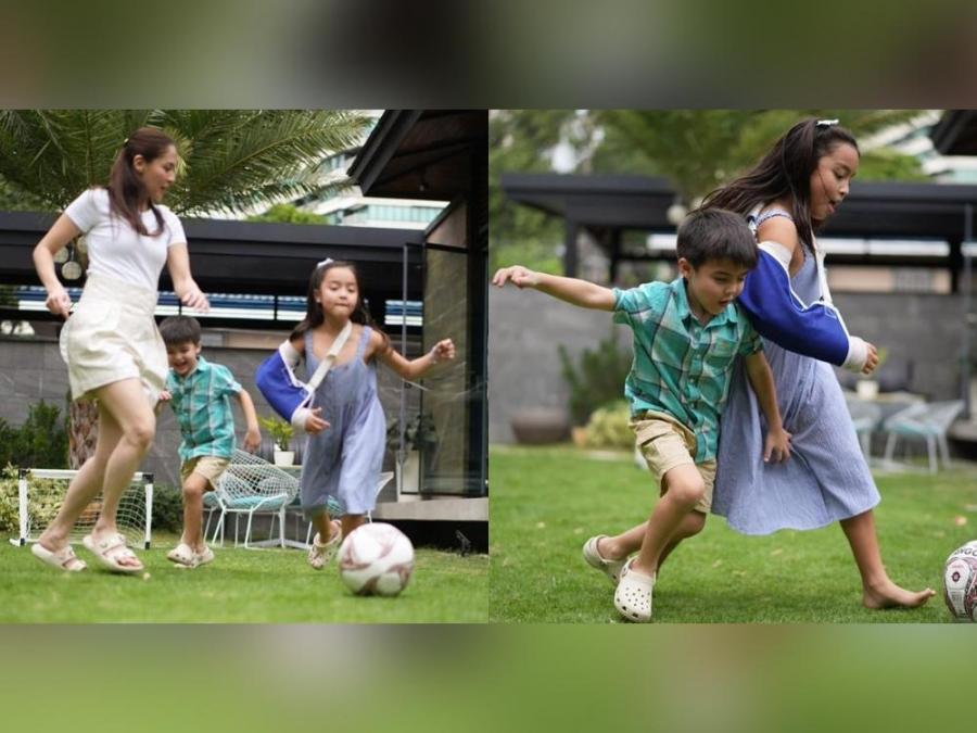 Marian Rivera with Zia and Sixto