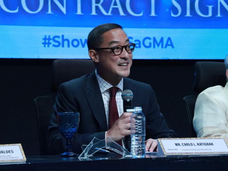 ABS-CBN President Carlo L. Katigbak thanks GMA for giving 'It's ...