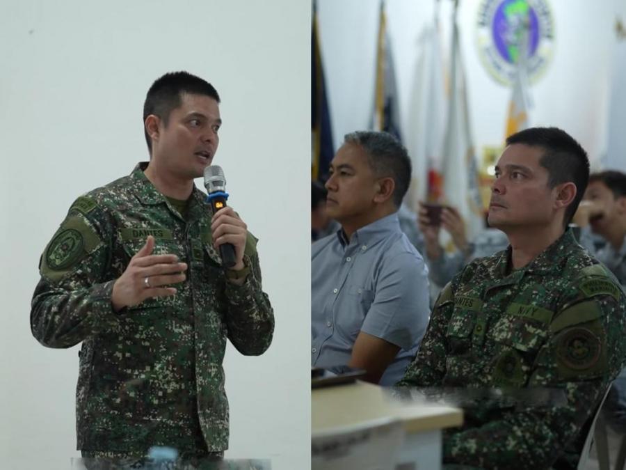 Dingdong Dantes as reservist