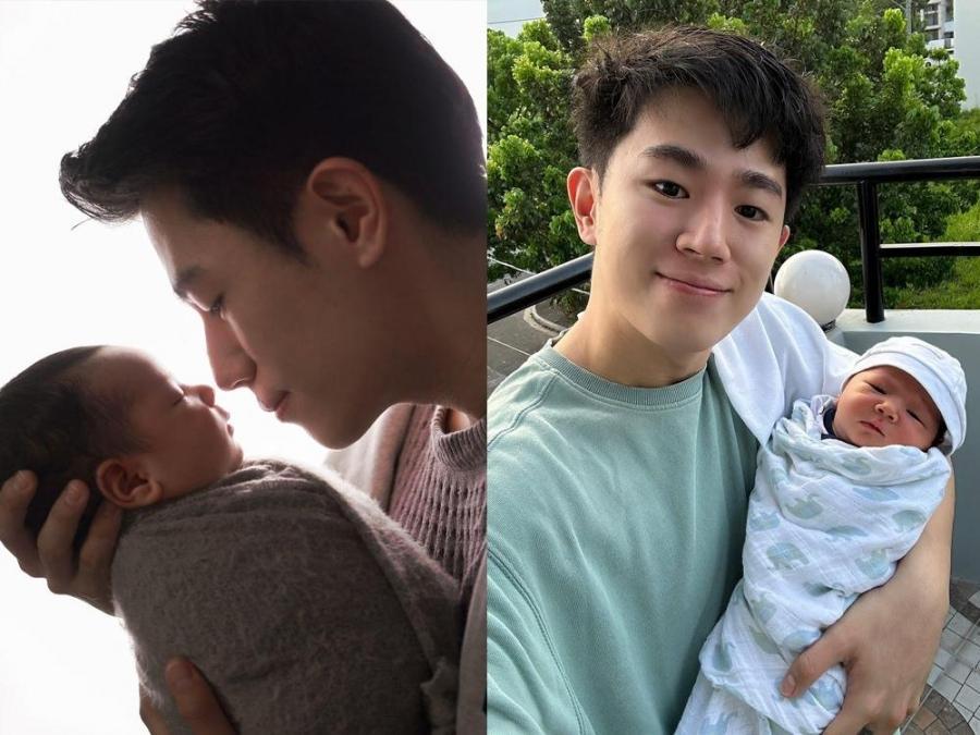 Benedict Cua and son Aleck