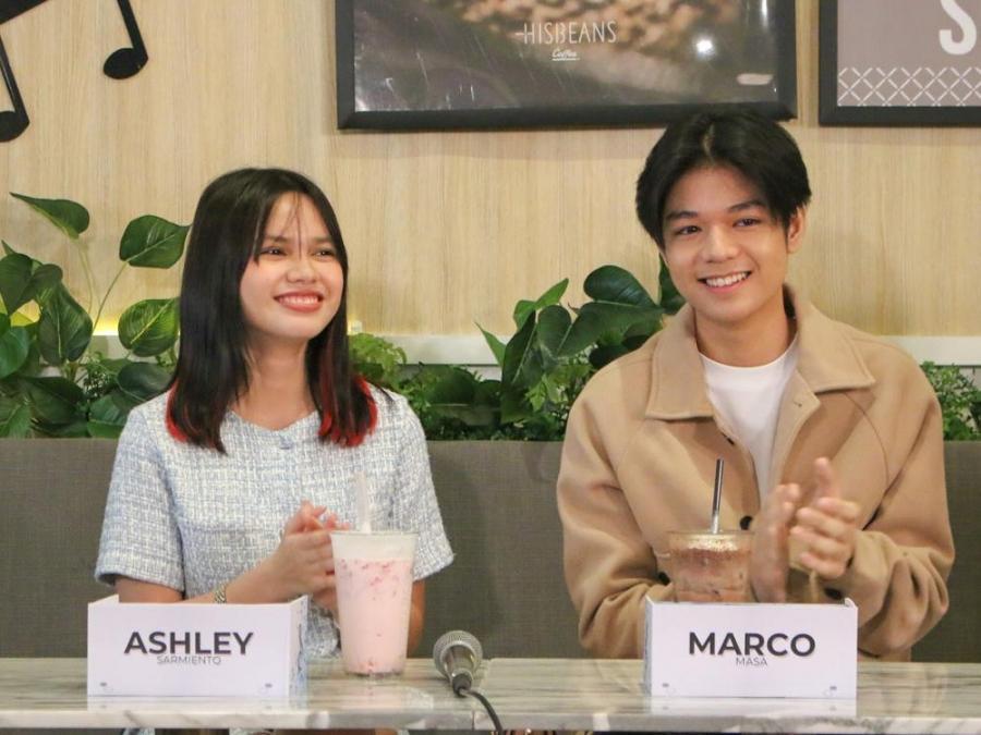 Marco Masa and Ashley Sarmiento at the story conference of MAKA