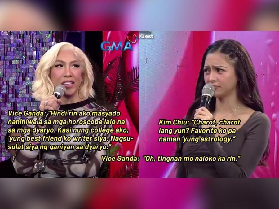 Vice Ganda and Kim Chiu in Its Showtime