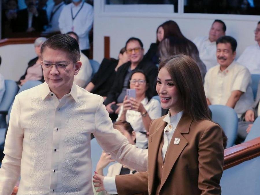 Chiz Escudero and Heart Evangelista
