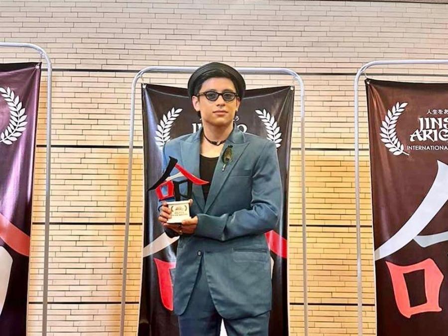 Kelvin Miranda won Most Prolific Dramatic Actor at Jinseo Arigato International Film Festival in Japan