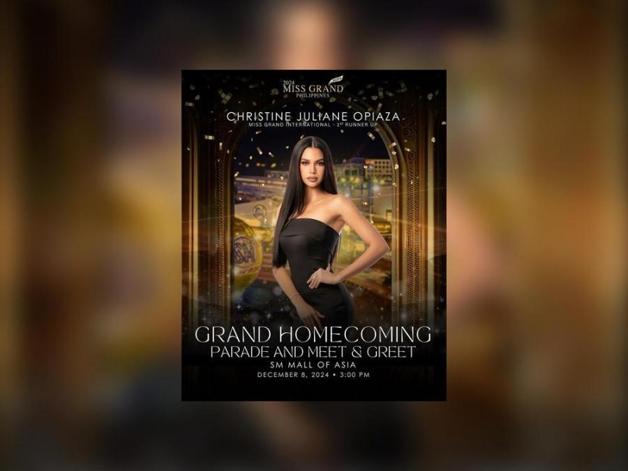 Miss Grand Philippines CJ Opiaza homecoming