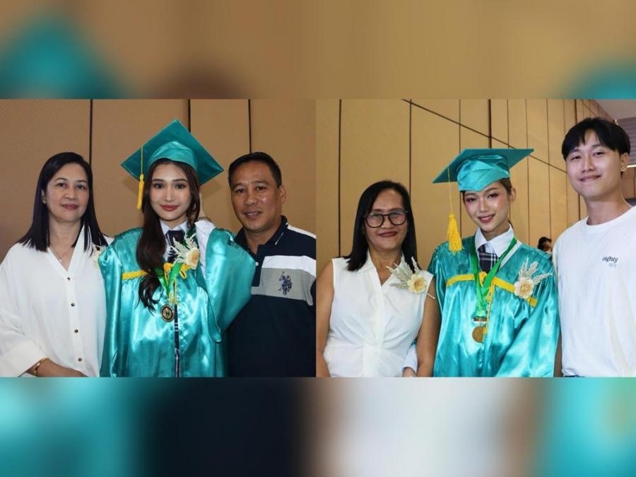 BINI Jhoanna and BINI Gwen with family