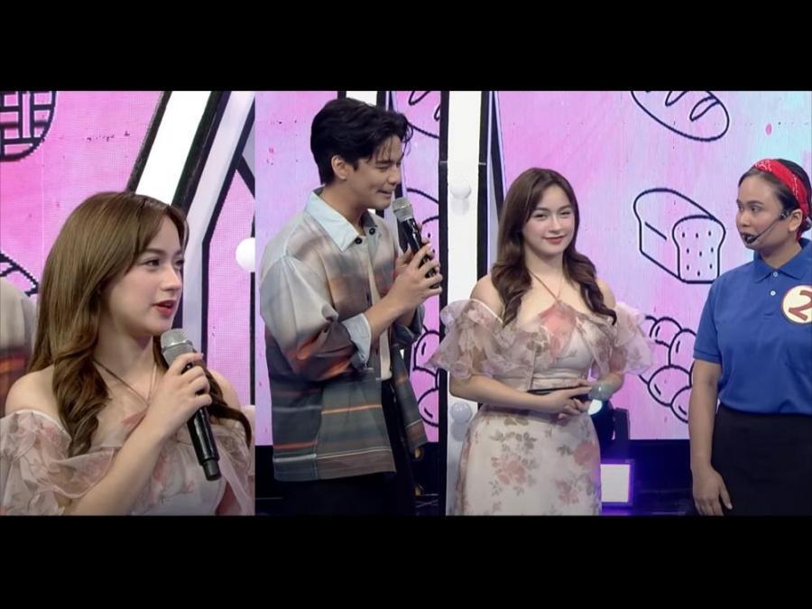 Jillian Ward and Michael Sager with breadwinner contestant