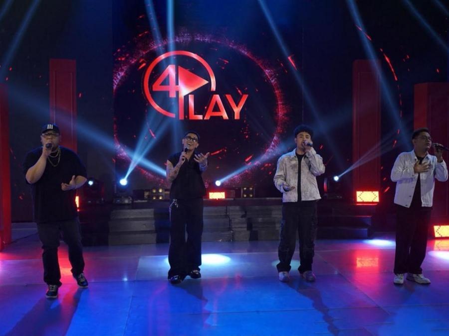 Eich Abando, Miah Tiangco, Ian Manibale, Mark Justo in Its Showtime