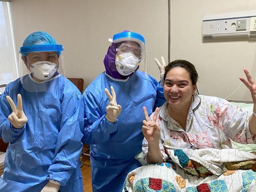 Sylvia Sanchez one negative test away from being covid free