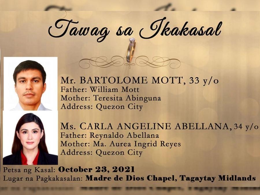 tomcar wedding banns