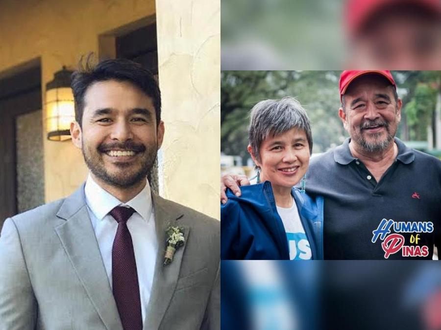 Atom Araullo and parents