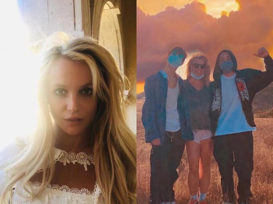 Look Britney Spears Posts Rare Photo With Teen Sons