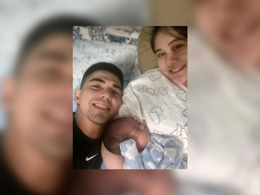 Mark Herras, Nicole Donesa, and Baby Corky