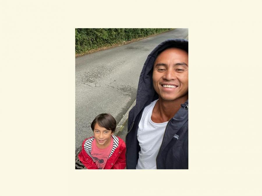 Philmar Alipayo and son Kanoa