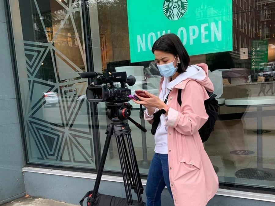 Rhea Santos in Canada
