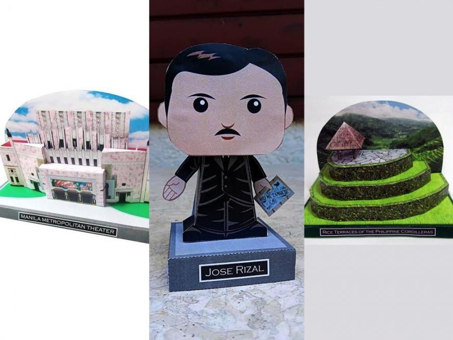 Manila Metropolitan Theater Jose Rizal Banaue Rice Terraces