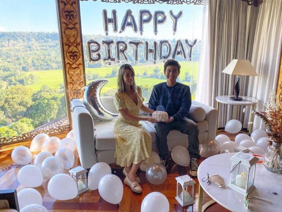 Aubrey Miles and son