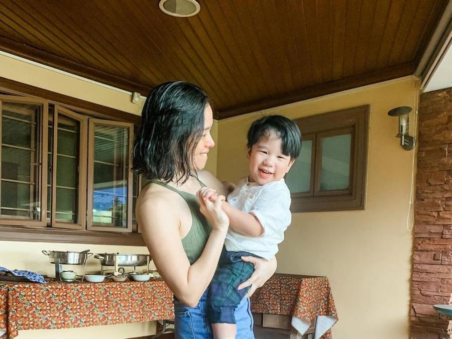 Saab Magalona and Baby Pancho