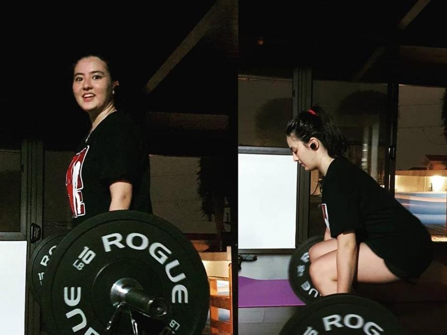 Cassy Legaspi Teaches Dad Zoren Legaspi How To Deadlift Gma Entertainment
