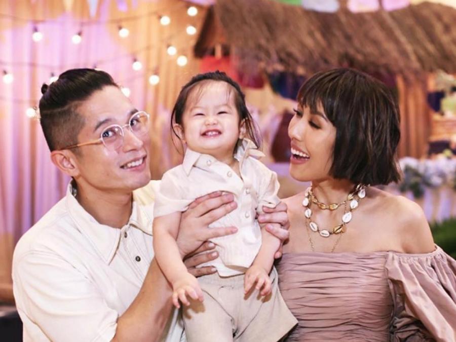 LOOK: Liz Uy posts first family photo with Raymond Racaza and Xavi | GMA  Entertainment
