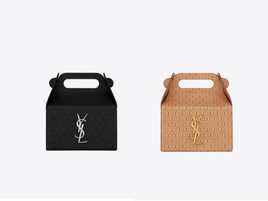 TAKE-AWAY BOX IN LEATHER, Saint Laurent