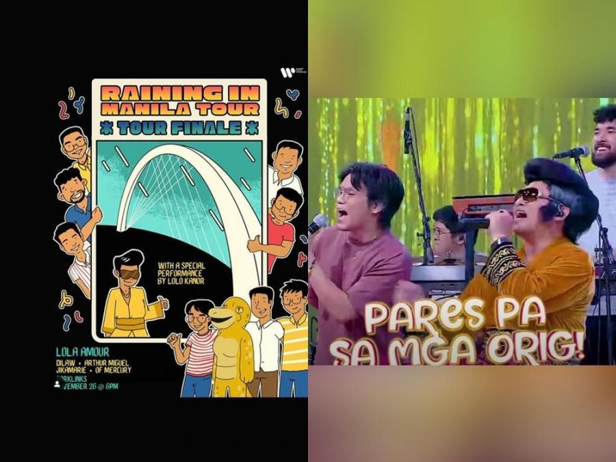 Michael V and Lola Amour raining in manila tour