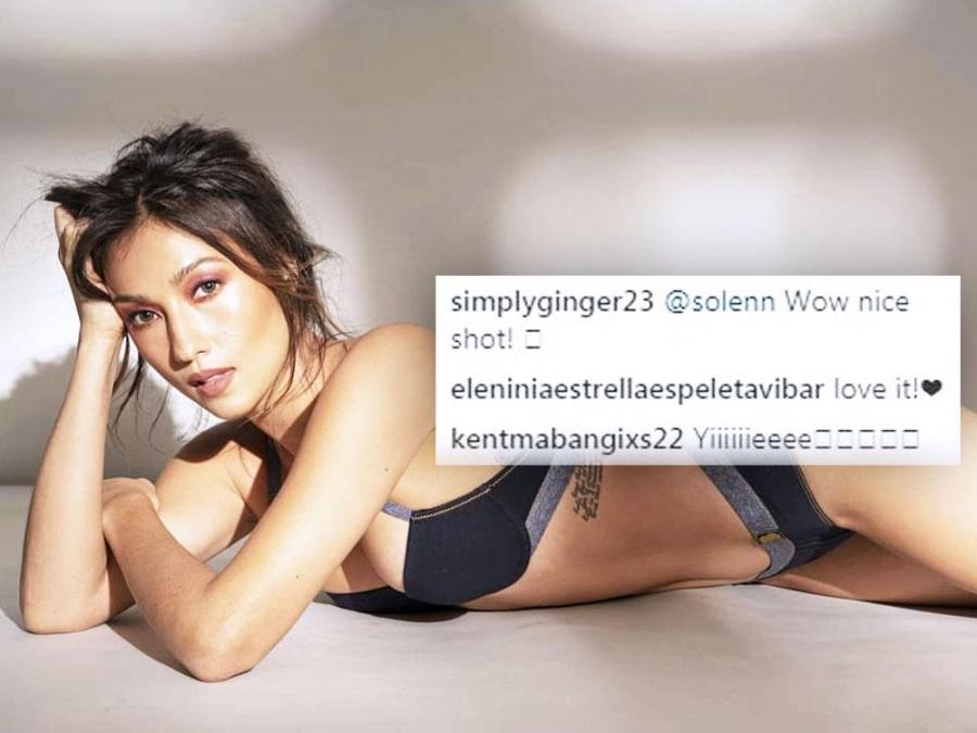 Netizens are abuzz as Solenn Heussaff posed once again for an almost naked ...
