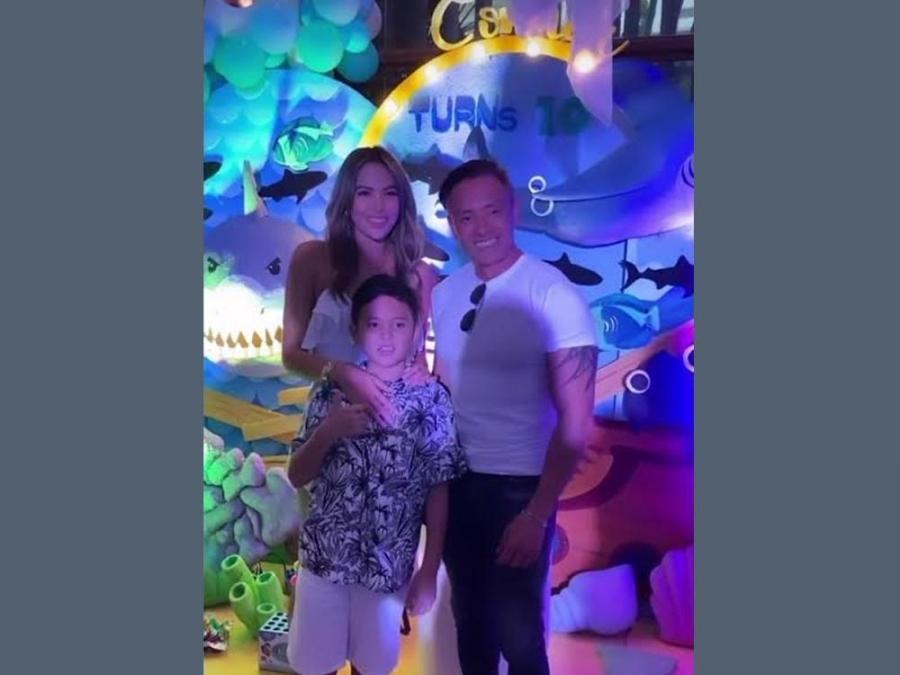 Maggie Wilson and Victor Consunji with son Conor