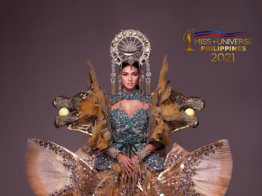 Beatrice Gomez is a mystical goddess in her Bakunawa national