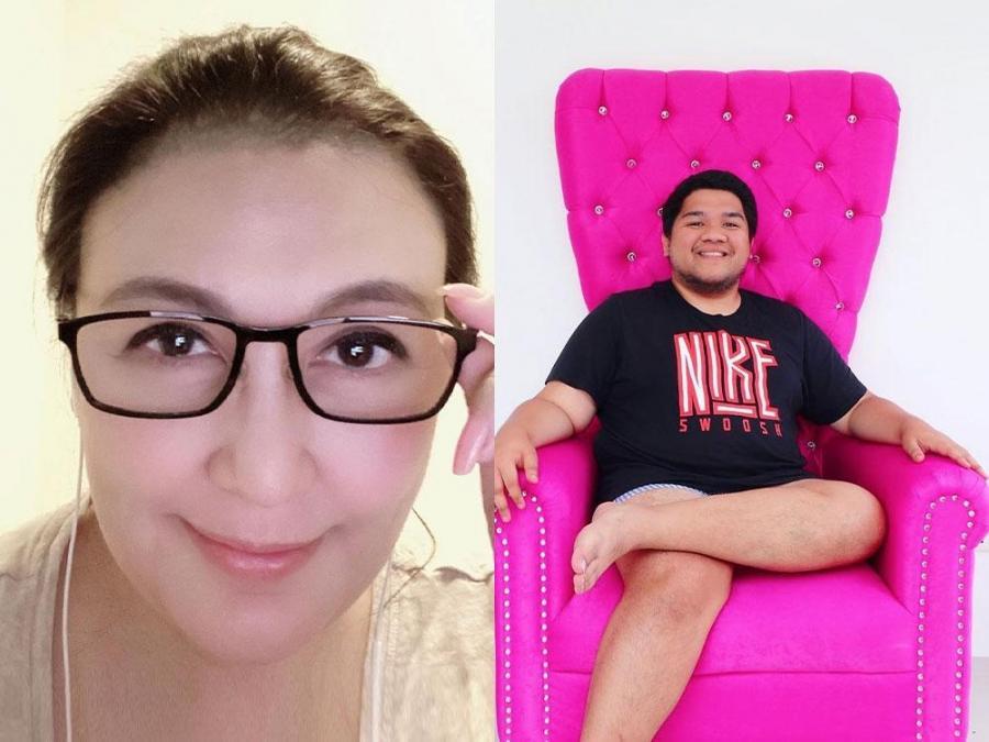 Sharon Cuneta and Lloyd Cadena